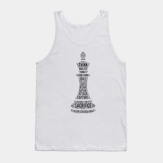 Chess King Tank Top by ThePawnStore